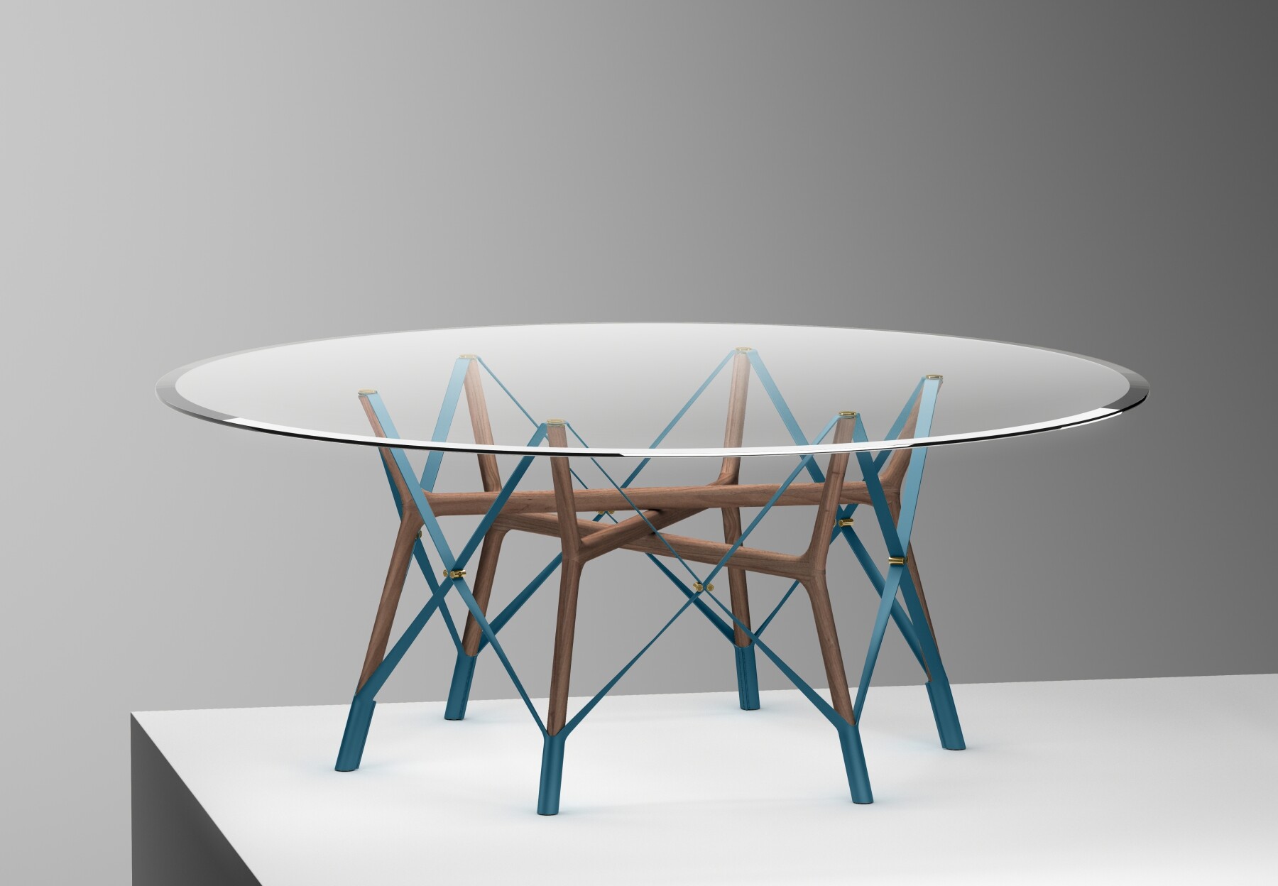 SERPENTINE Table令人驚豔的獨特設計就如Atelier Oï為Objets Nomades系列呈獻的新作Serpentine Table，以美國