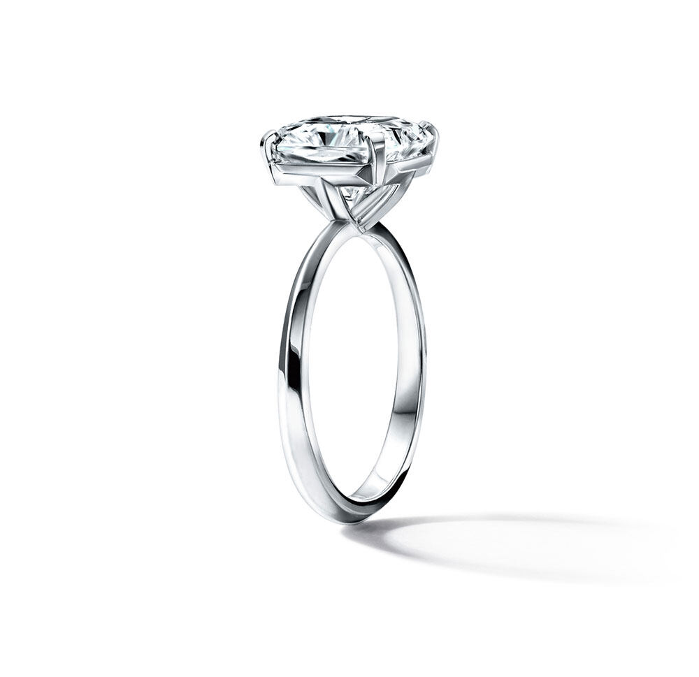 最新推出的Tiffany TrueTM訂婚指環系列。